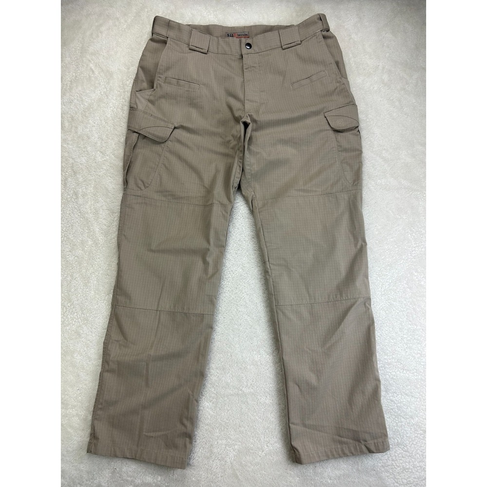 5.11 Tactical Cargo Pants Mens 36x32 Tan Performance Utility Pockets Outdoor